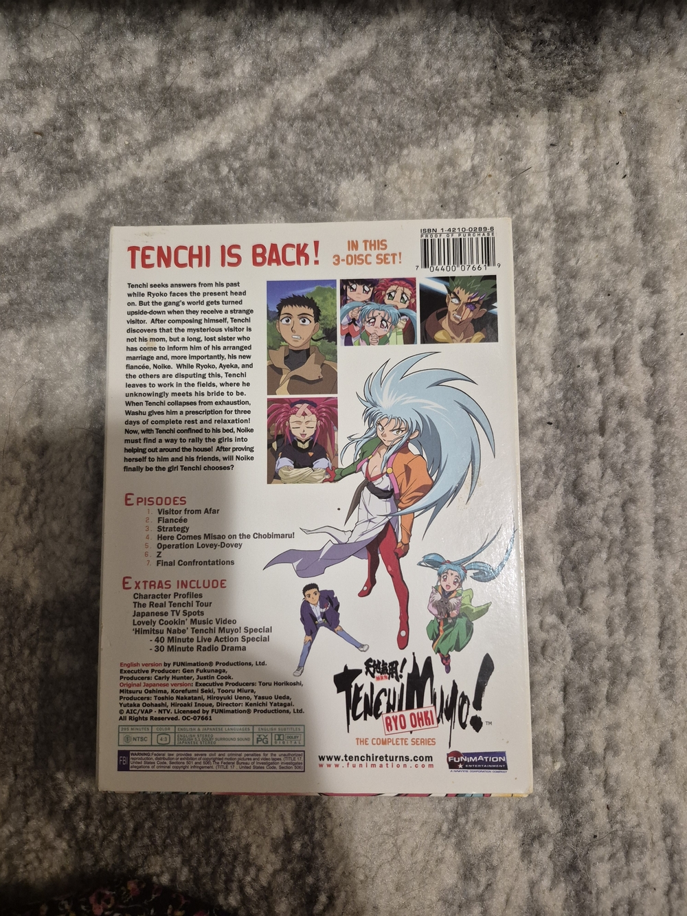 Tenchi Muyo! Ryo-Ohki The Complete Series DVD Box Set - White/Black - Picture 4 of 7